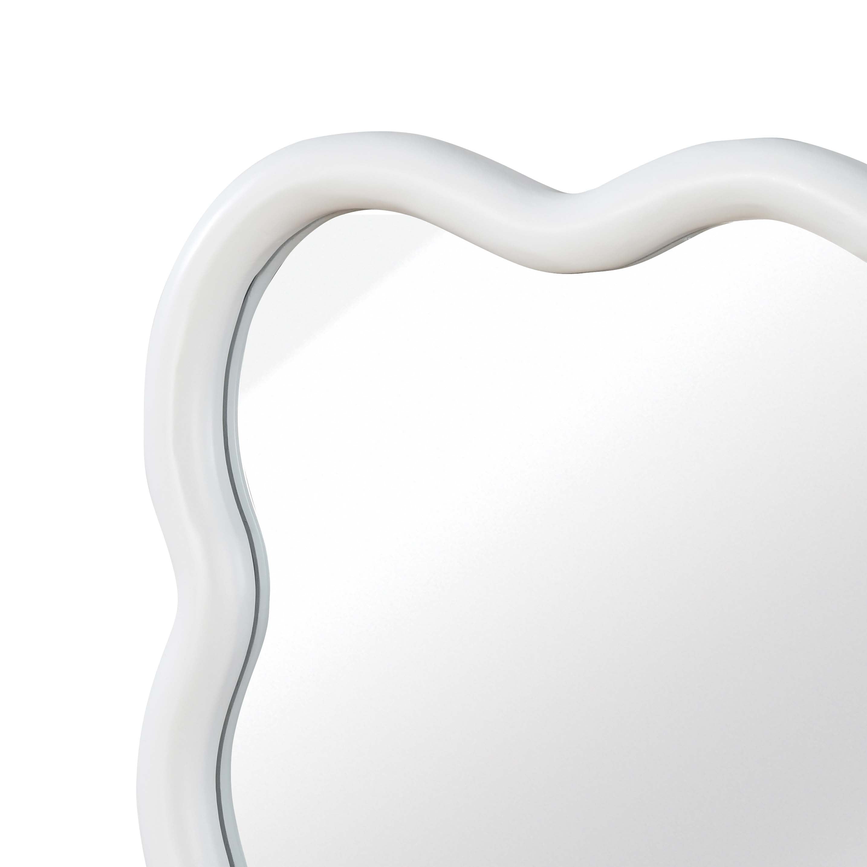 Wavy Wood Mirror