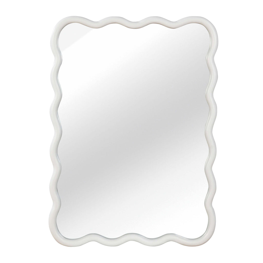 Wavy Wood Mirror