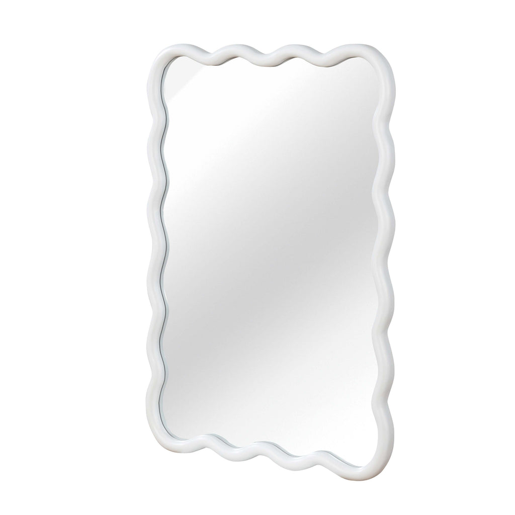 Wavy Wood Mirror