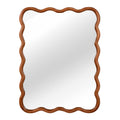 Wavy Wood Mirror