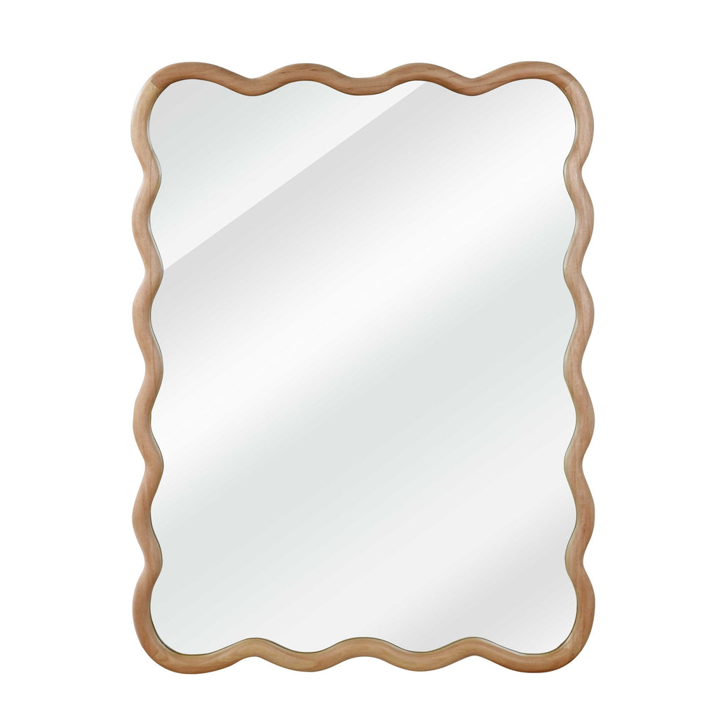 Wavy Wood Mirror