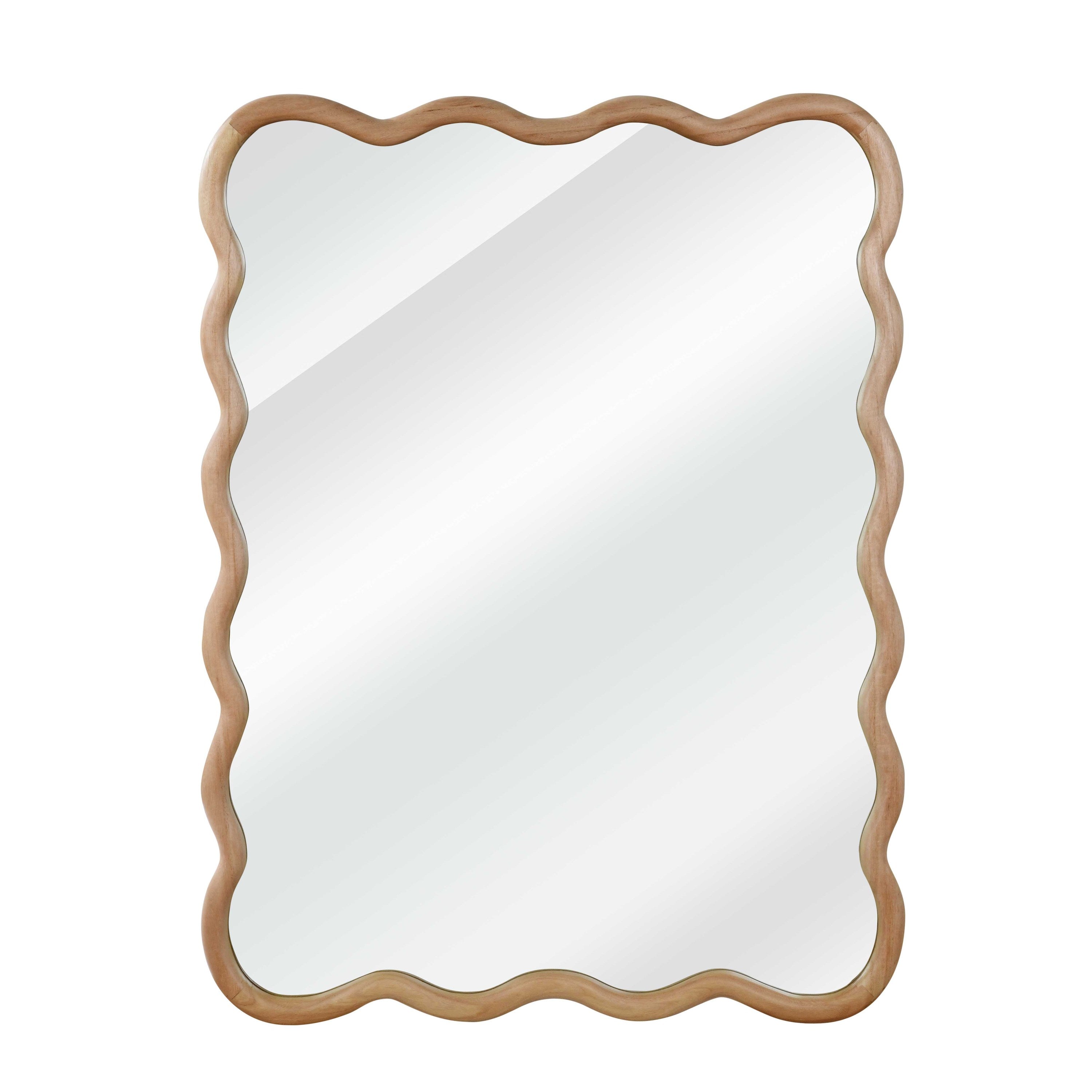 Wavy Wood Mirror