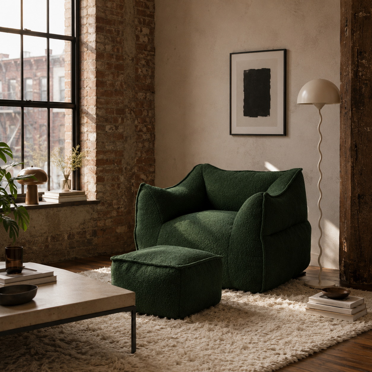 Oslo Chair + Ottoman