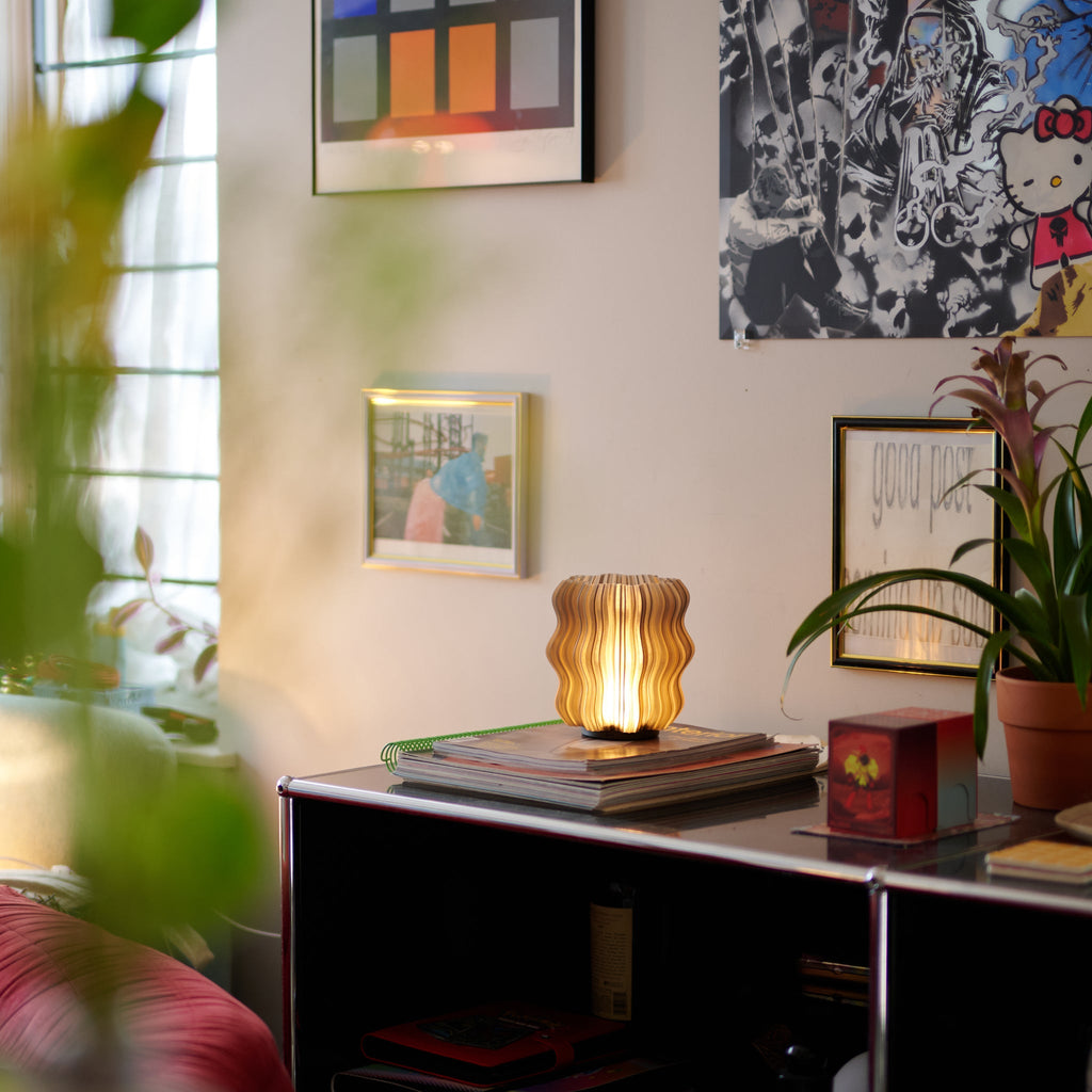 Wavey Cordless Mini Lamp