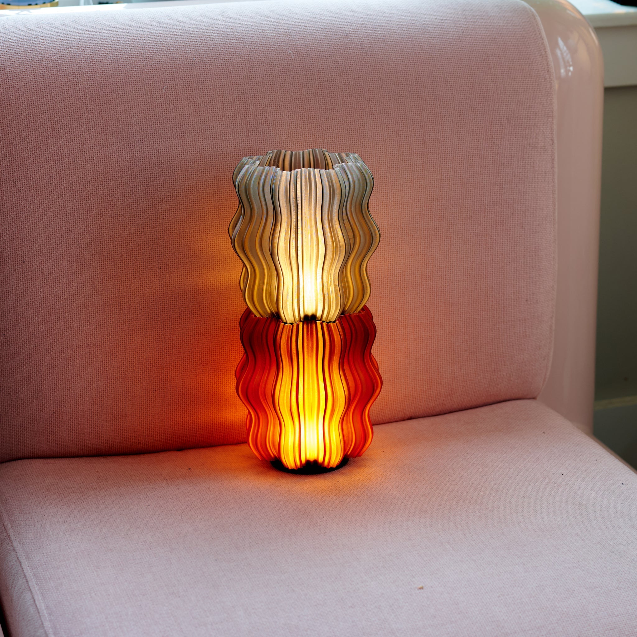Wavey Cordless Mini Lamp