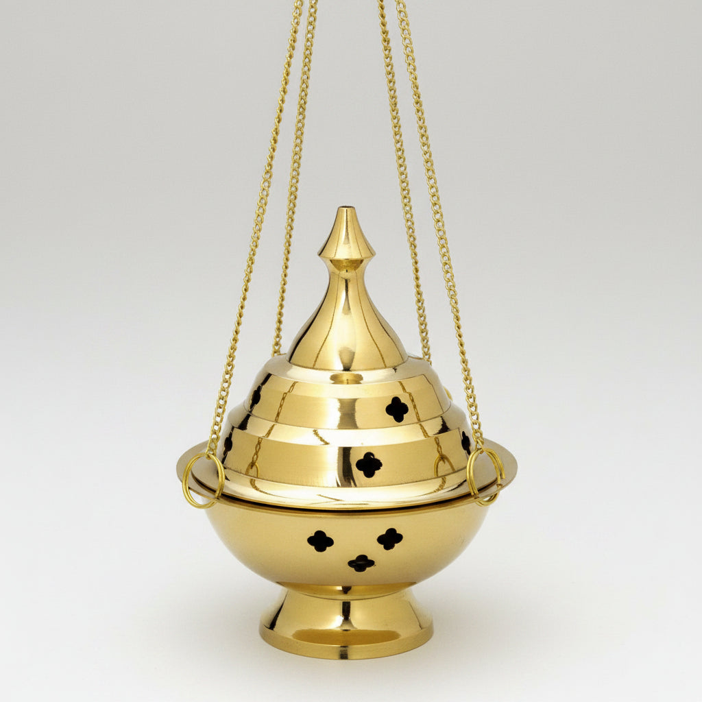 Hanging Brass Incense Burner