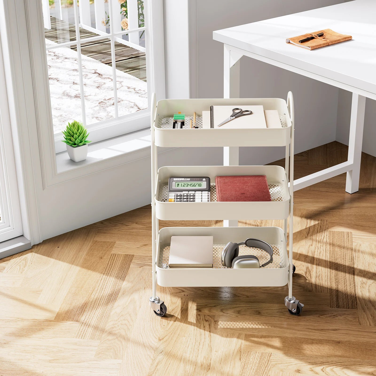Metal Storage Cart