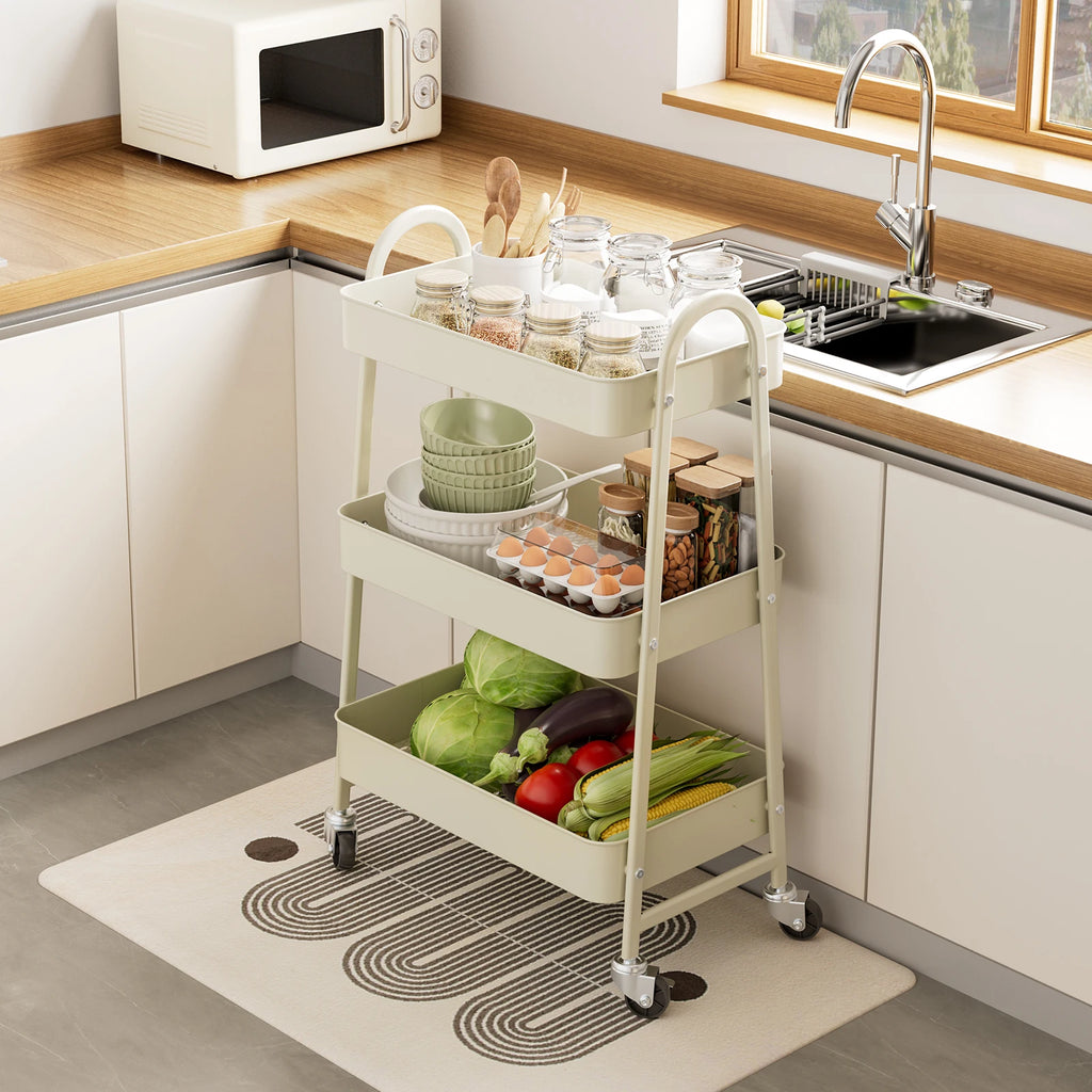 Metal Storage Cart