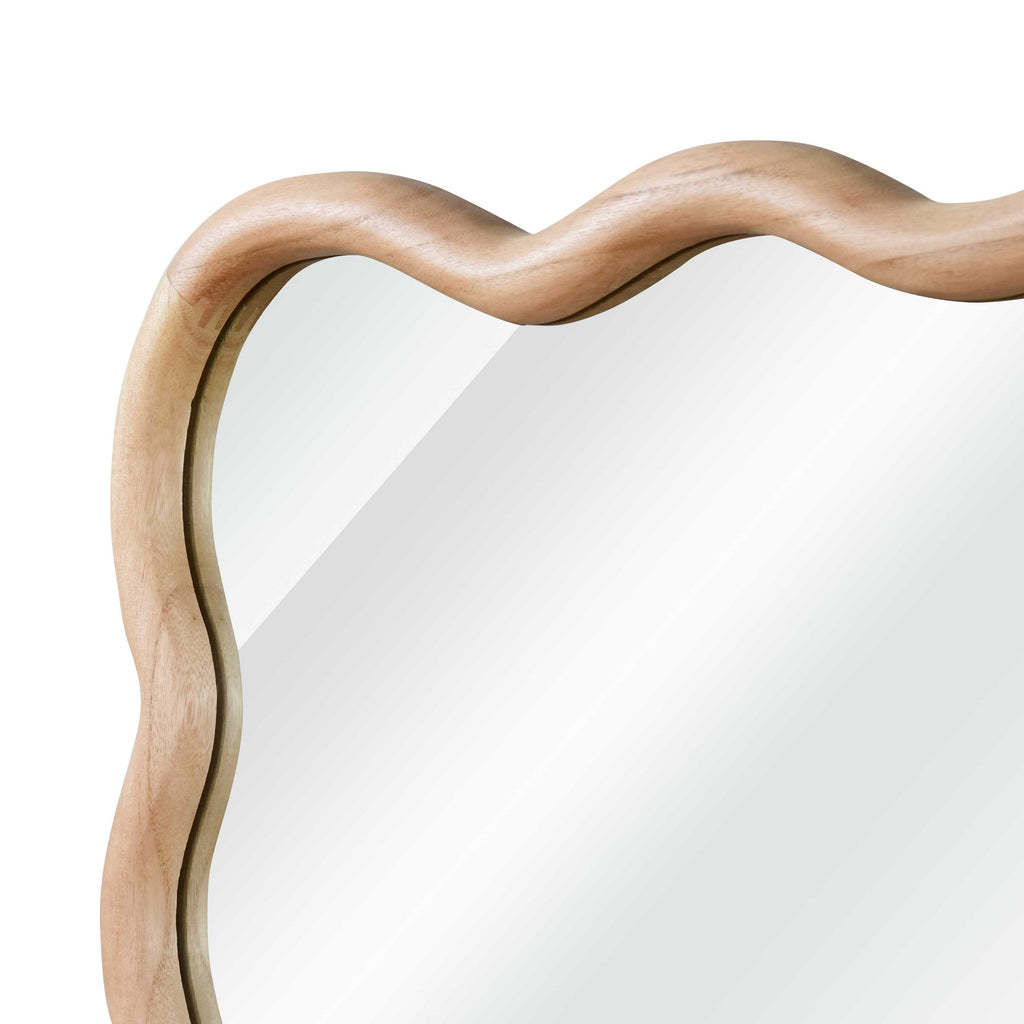 Wavy Wood Mirror